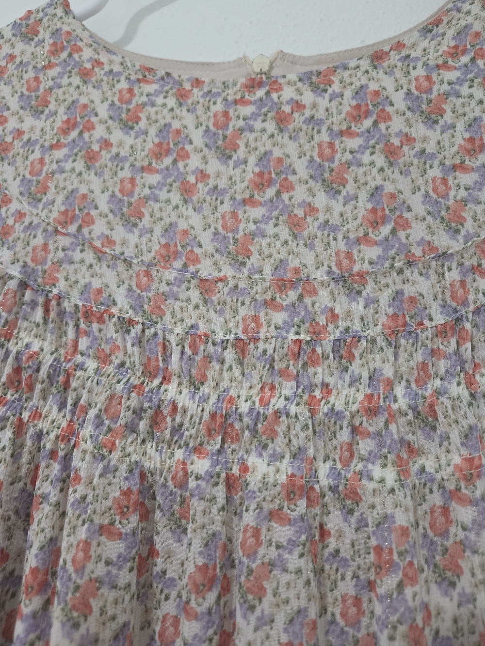 Minimal Floral Midi Dress Size 20 Like New - Picture 4 of 10